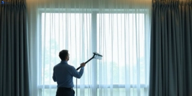 Commercial drapes cleaning service new-beith hotels offices